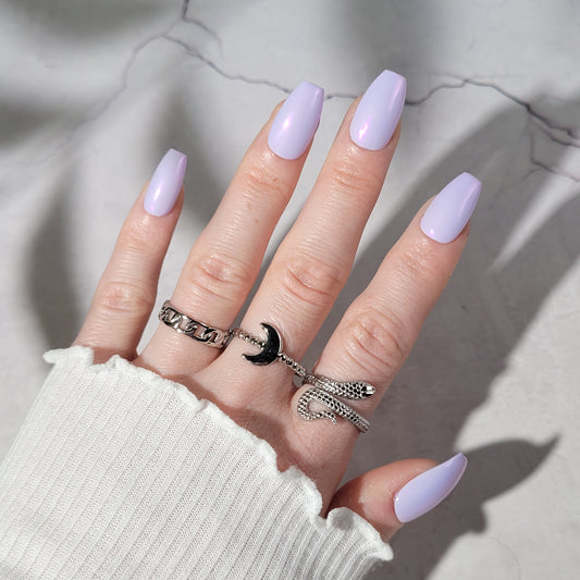 "Baby moon" bague réglable en acier inoxydable