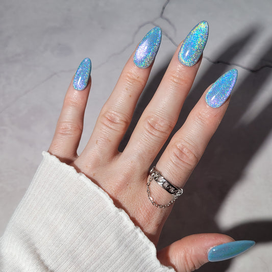 "Vicious link" bague réglable en acier inoxydable