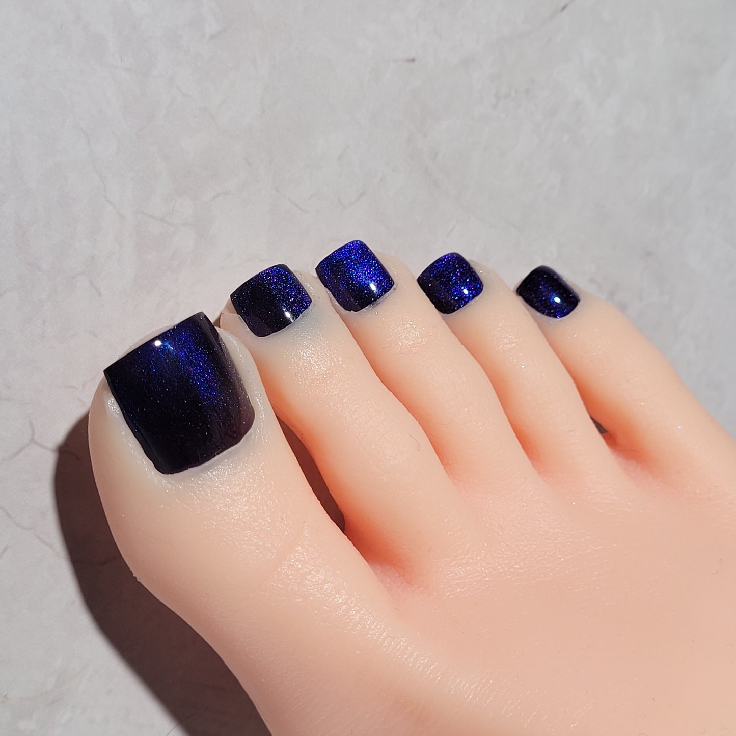 Press on nails pieds: "Night sky"