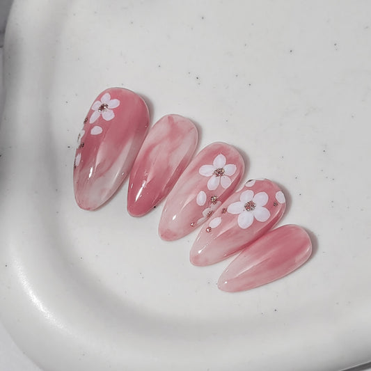 Signature:  Blush petals