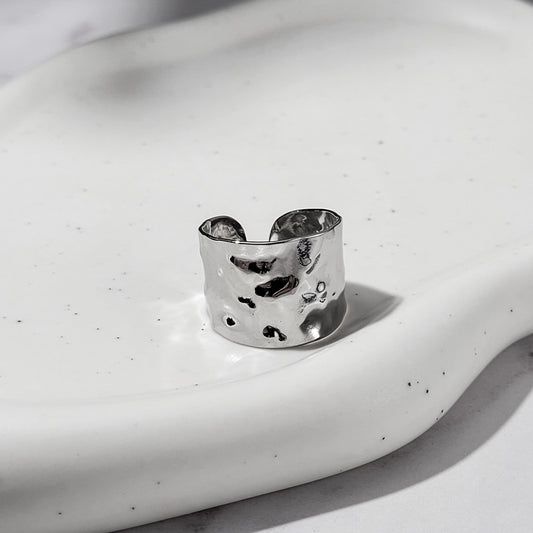 "Made and marred" bague réglable en acier inoxydable