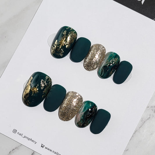 Signature:  Guilded evergreen