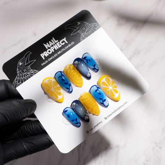 Premium: Sorrento blue lemon