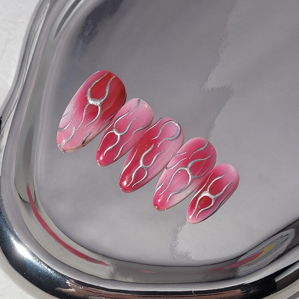 Signature: Bitten lips