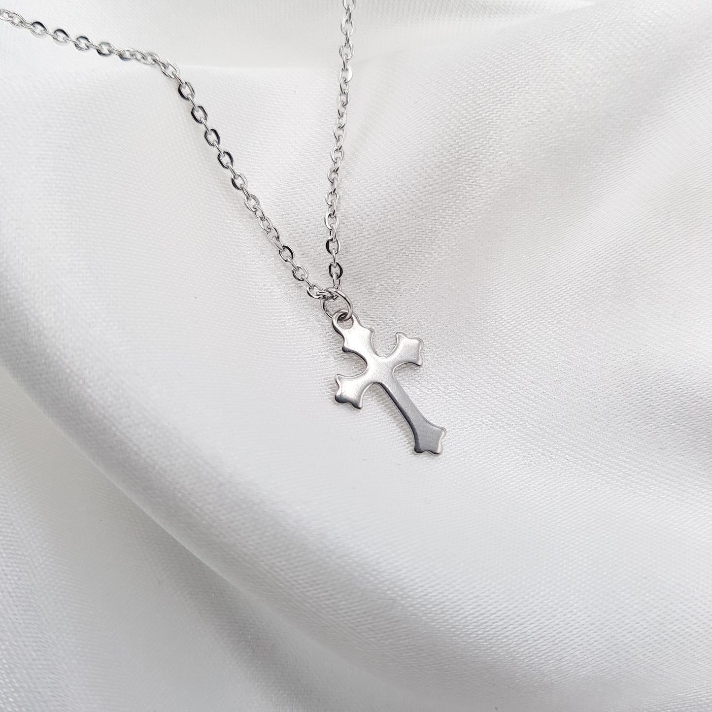 "Holy" collier chaîne en acier inoxydable