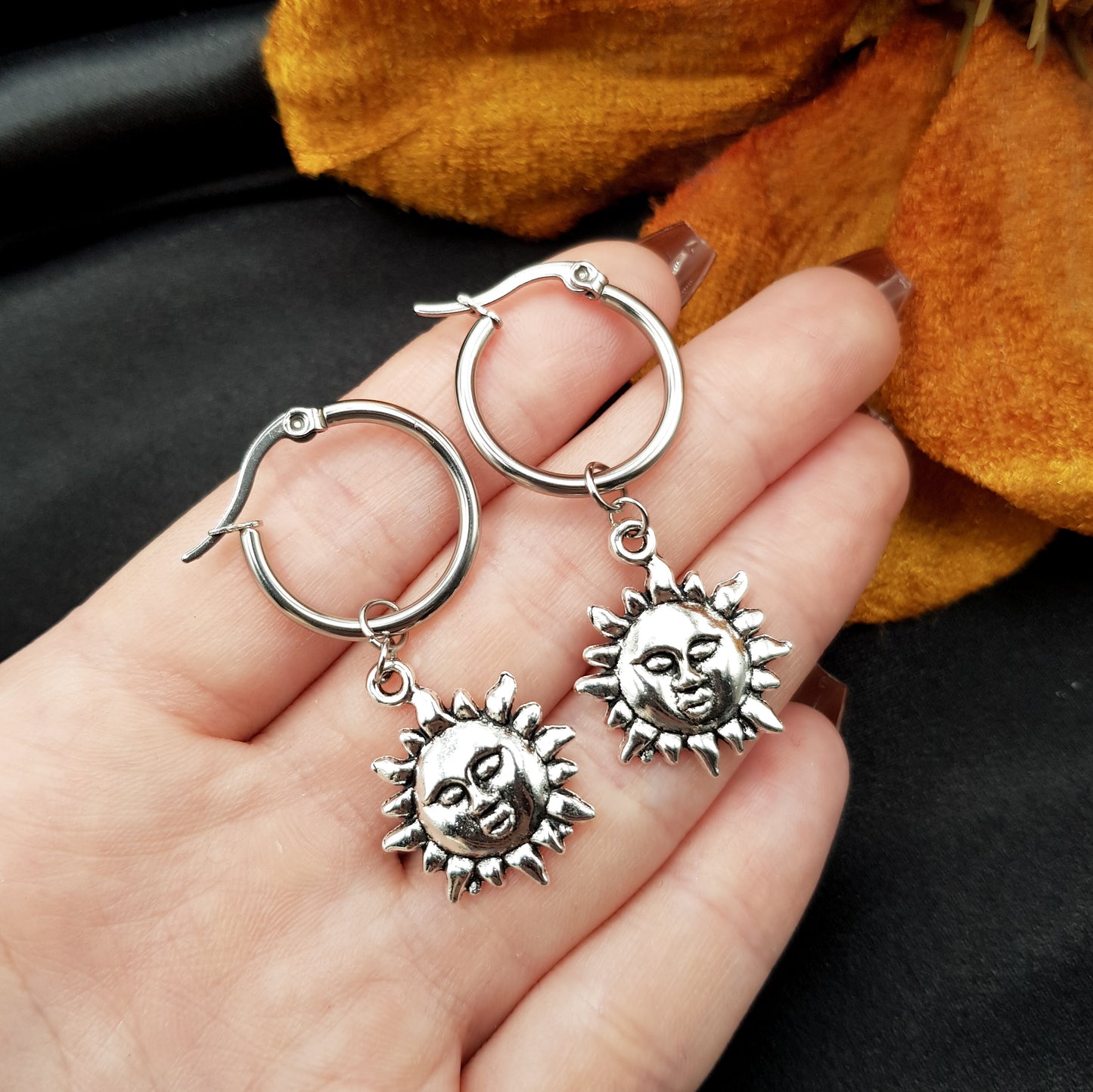 "Talk to the sun" boucles d'oreilles