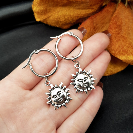 "Talk to the sun" boucles d'oreilles