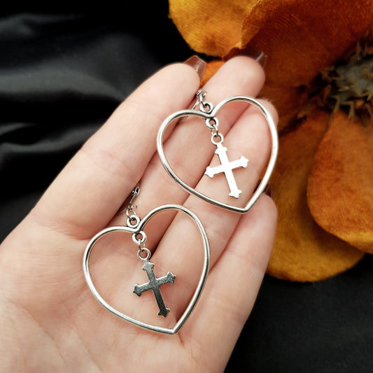"Trust" boucles d'oreilles