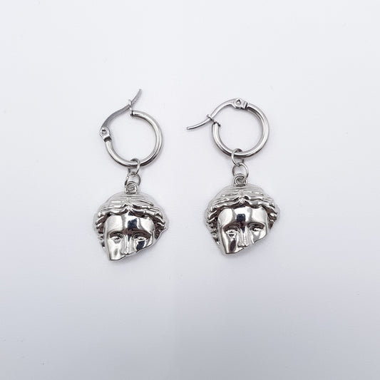 "Faceless" boucles d'oreilles dormeuses