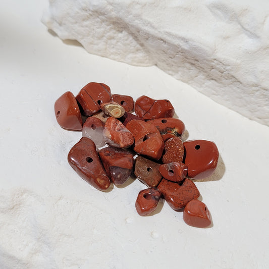 Bague "Birthstone" Jaspe rouge - janvier