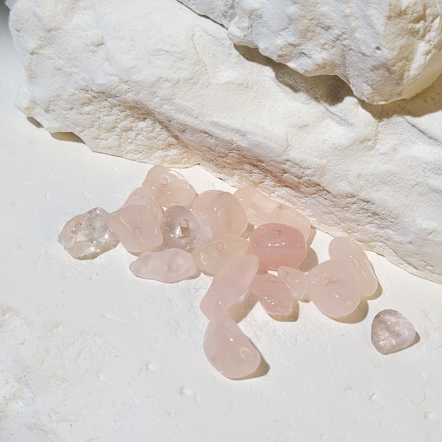 Bague "Birthstone" Quartz rose - avril
