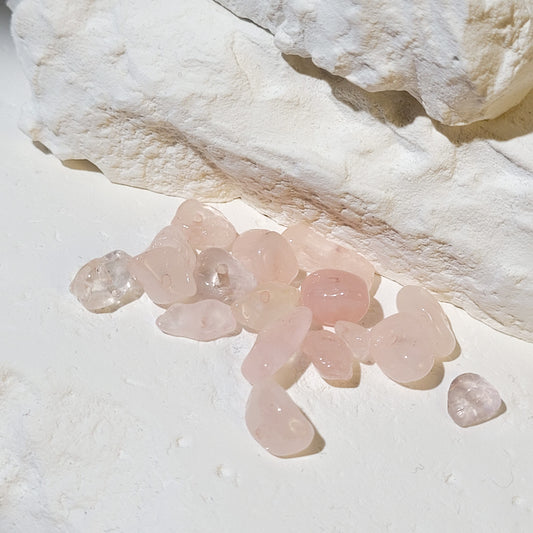 Bague "Birthstone" Quartz rose - avril