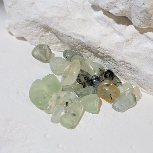 Bague "Birthstone" Préhnite - mai