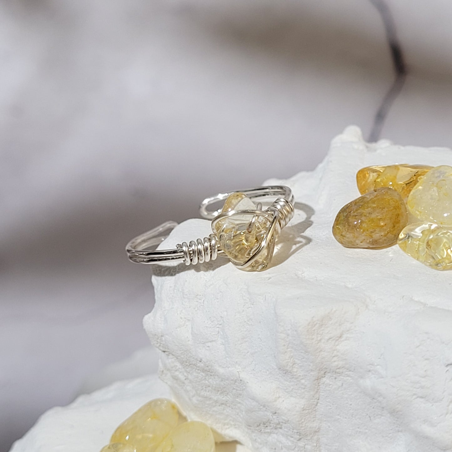 Bague "Birthstone" Citrine - novembre