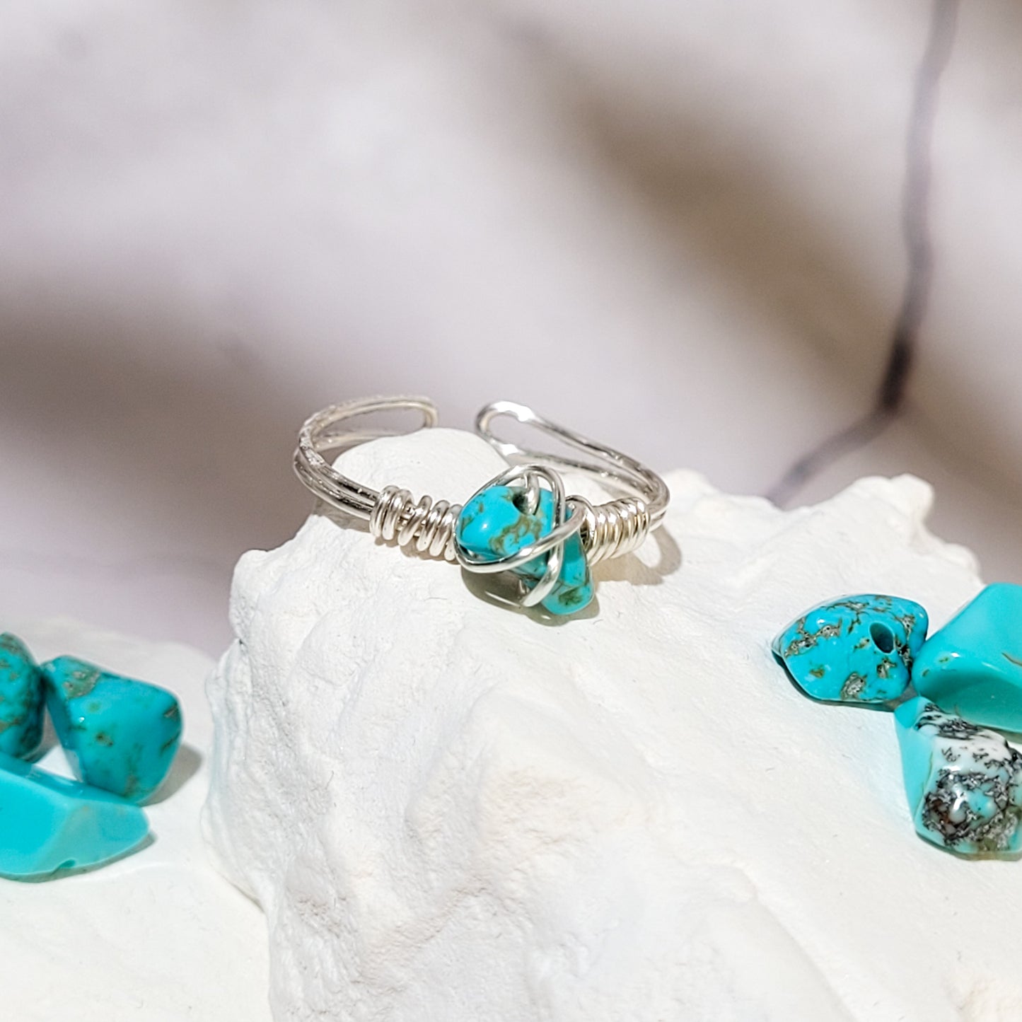 Bague "Birthstone" Turquoise - décembre