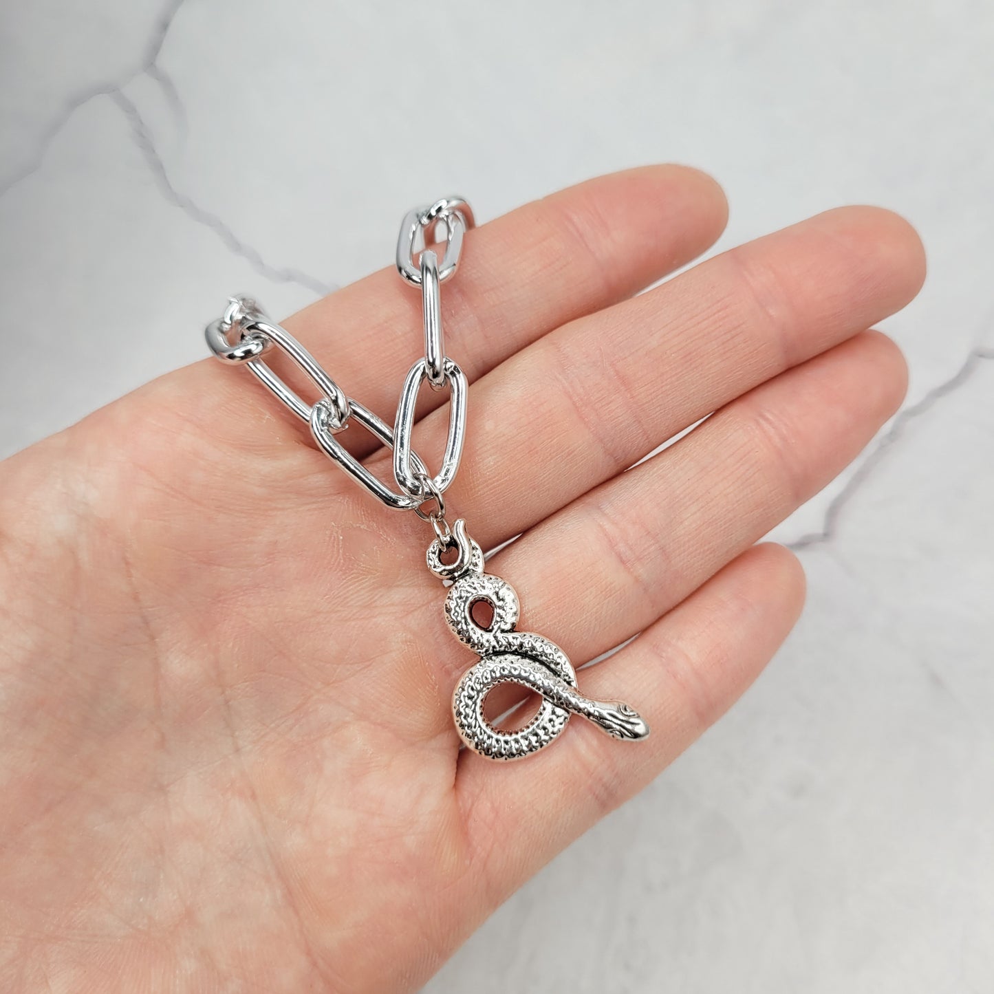 "Venom" collier choker chaîne