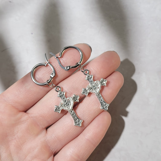 "For the love of" boucles d'oreilles dormeuses