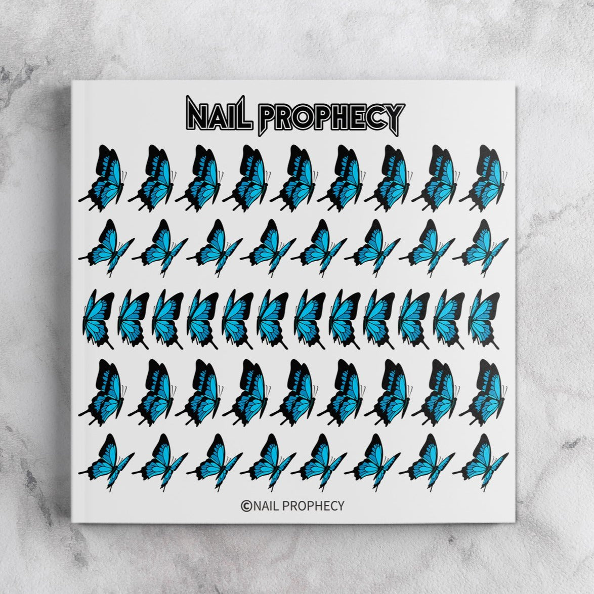 LOVE THE 90's nail water decals