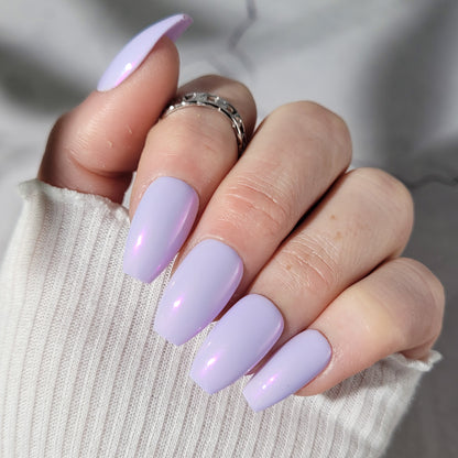 Signature:  Baby purple glaze