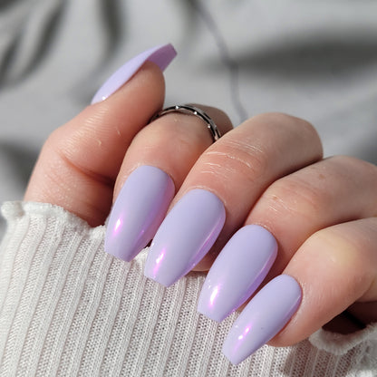 Signature:  Baby purple glaze