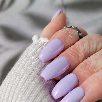Signature:  Baby purple glaze
