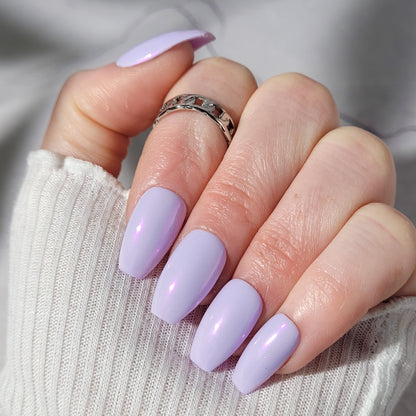 Signature:  Baby purple glaze