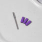 Mini mandrin + 3 mini émeris pour petites tailles d'ongles