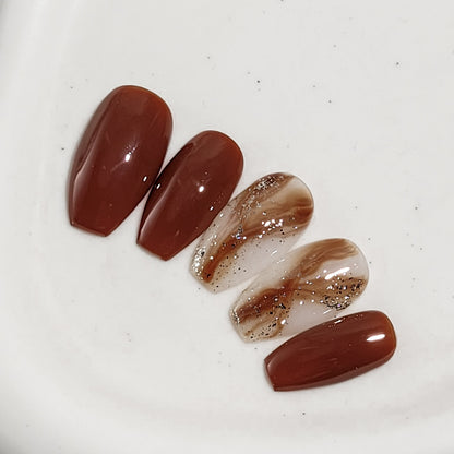 Signature:  Rust marble