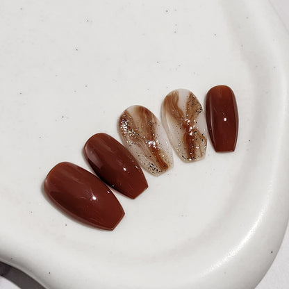 Signature:  Rust marble