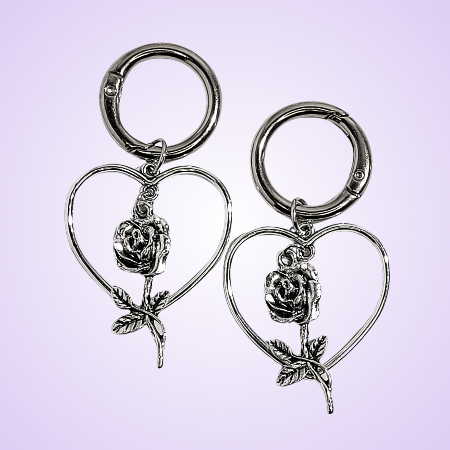 "Thorned rose" pendentifs pour boots