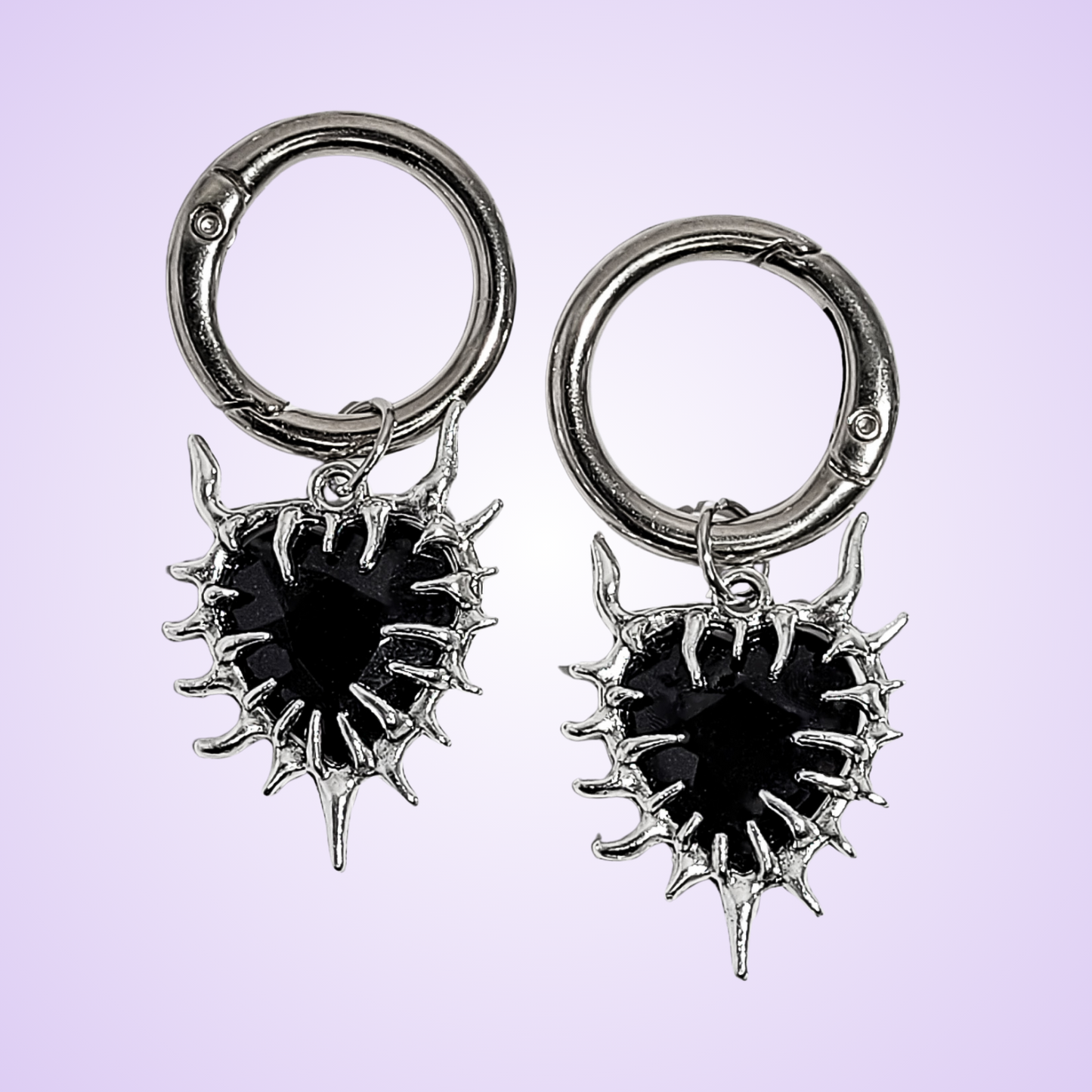 "Black widow" pendentifs pour boots