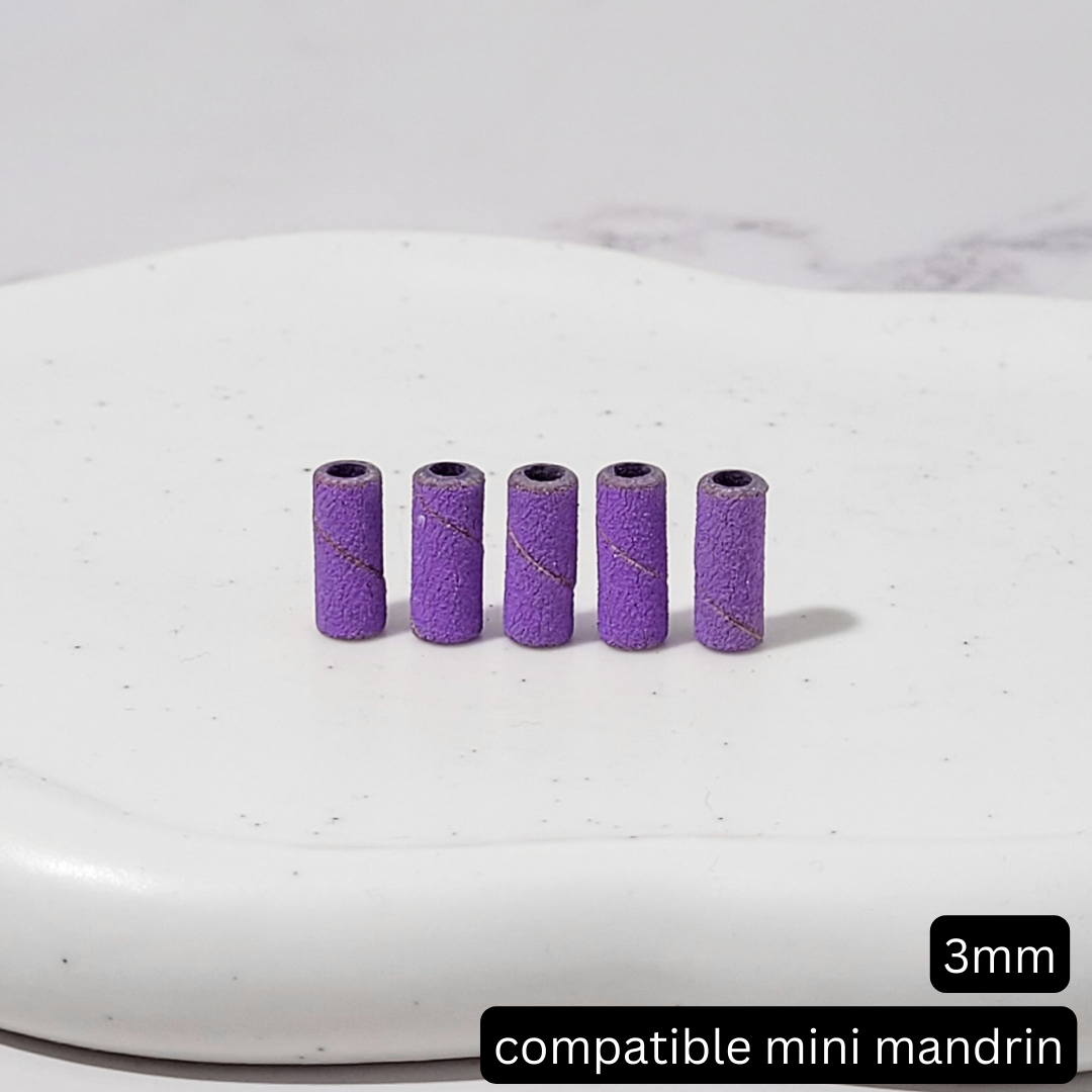 Émeris de rechange compatibles mini mandrin (3mm) x5 pièces