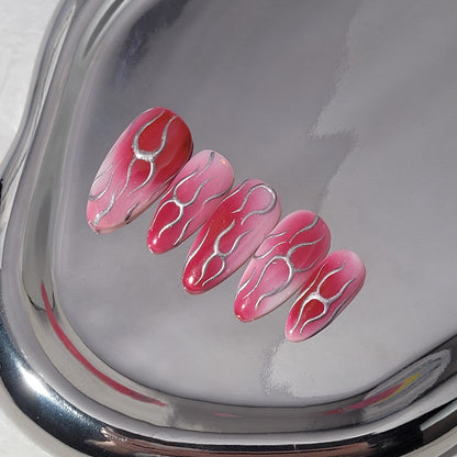 Signature:  Bitten lips