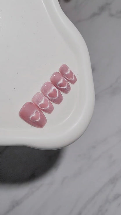 Signature: Blushing hearts