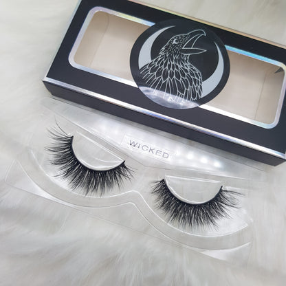 "Wicked" faux cils 3D en fibre synthétique imitation vison