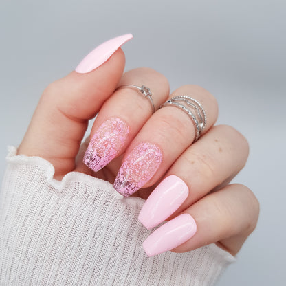 Signature:  Pastel bubbles - pink