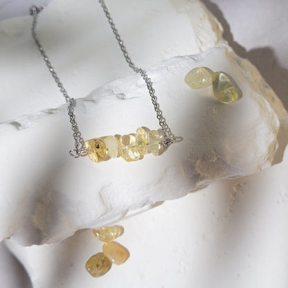 Collier "Birthstone" Citrine - novembre