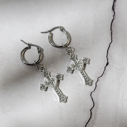 "For the love of" boucles d'oreilles dormeuses