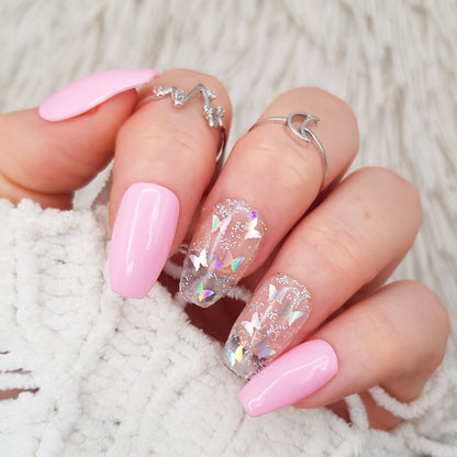 Signature:  Flutterby - Pink