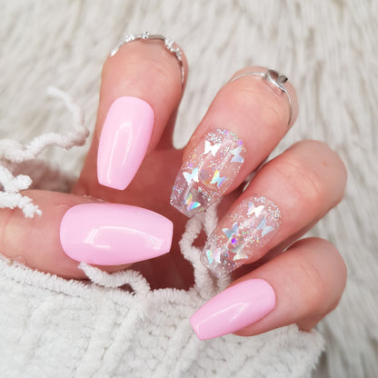 Signature:  Flutterby - Pink