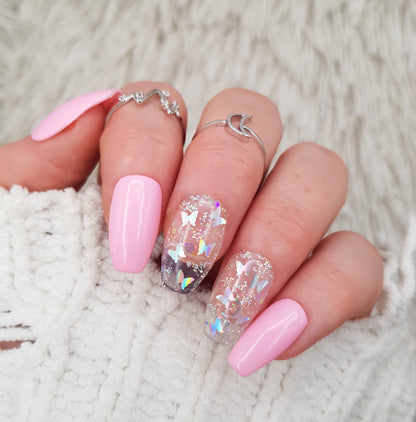 Signature:  Flutterby - Pink