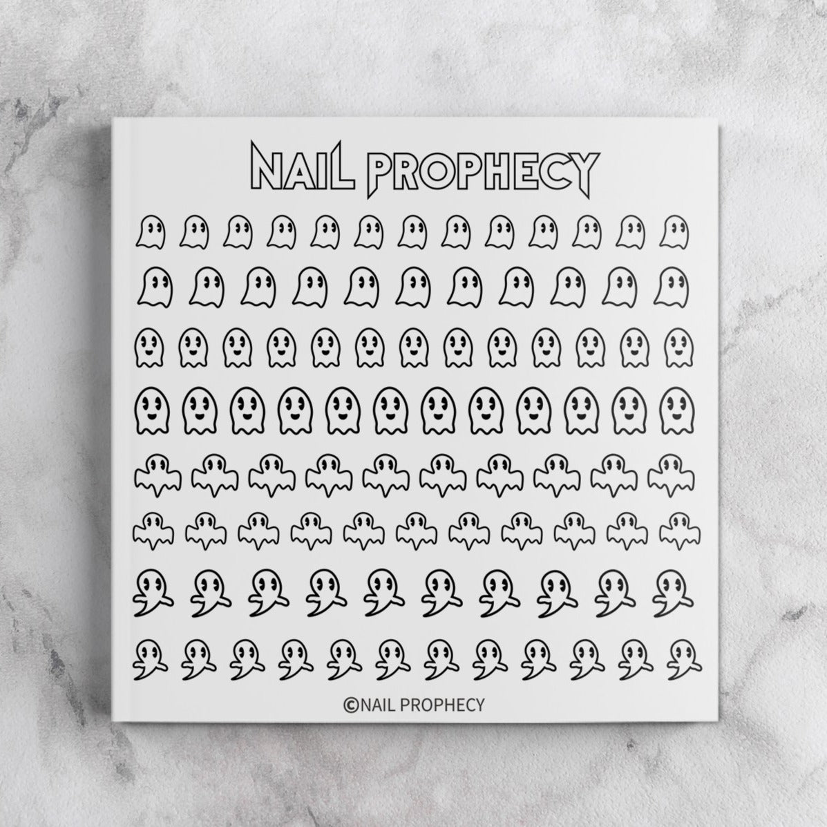 BABY GHOSTS nail water decals
